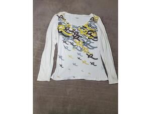 Vintage Rocawear Long Sleeve White Graphic Print Shirt